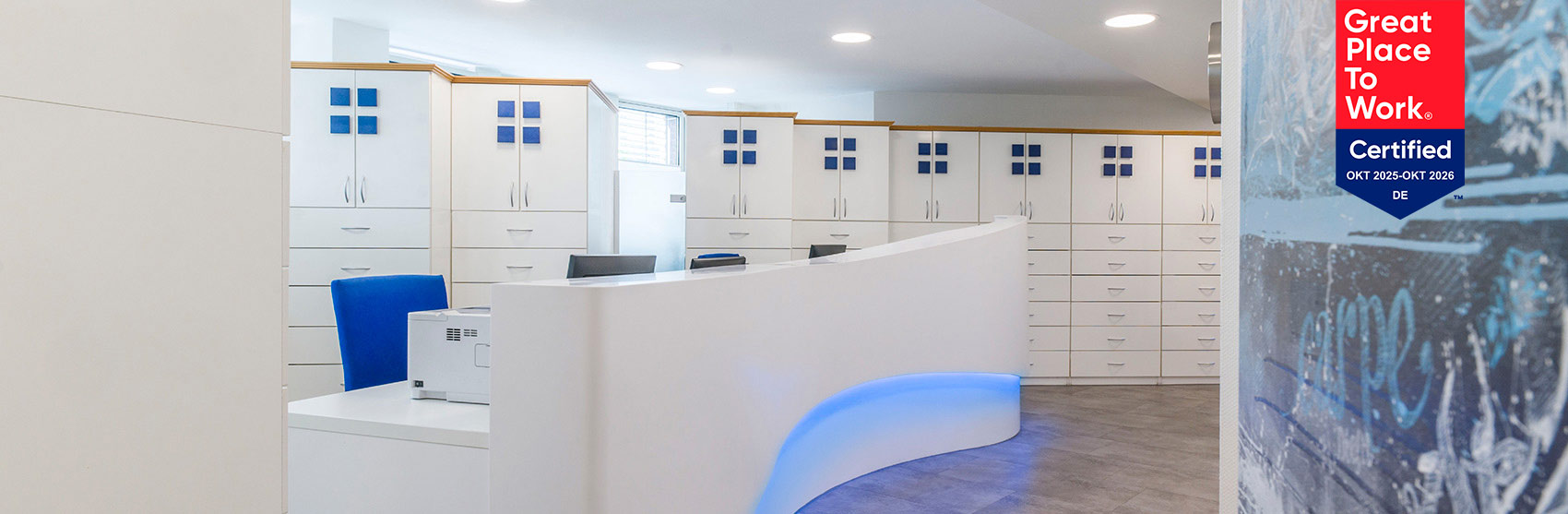 Rezeption Dermatologie<br />
